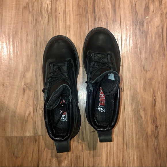 Rocky 803 goretex black combat military 6” boots sz 3.5w - Picture 4 of 7